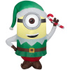 Minion Stuart With Candy Cane Christmas Airblown